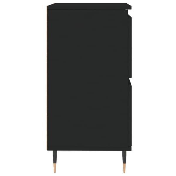vidaXL skænk 60x35x70 cm konstrueret træ sort