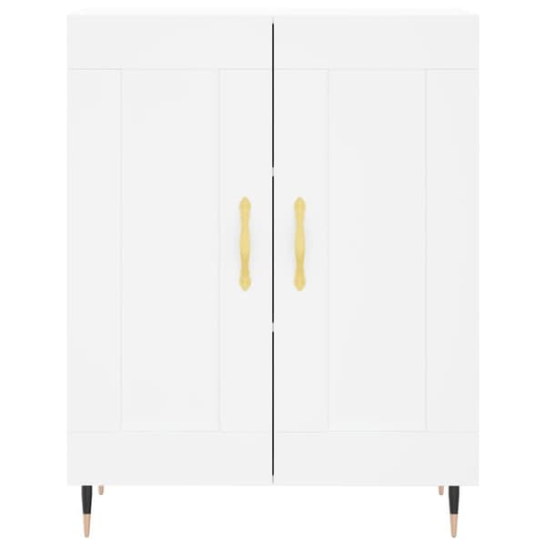 vidaXL Skåp vit 69,5x34x90 cm konstruerat trä