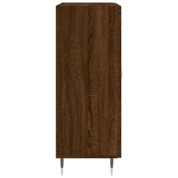 vidaXL Skjenk brun eik 69,5x34x90 cm konstruert tre