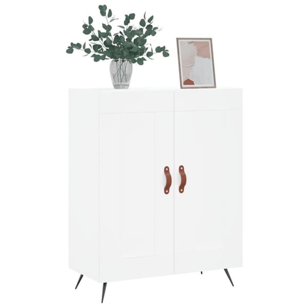 vidaXL Skåp vit 69,5x34x90 cm konstruerat trä