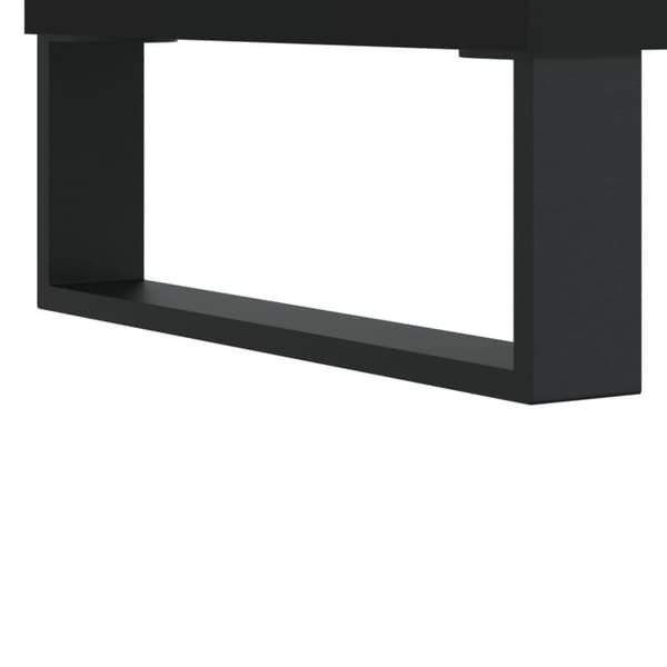 vidaXL skænk 104x35x70 cm konstrueret træ sort