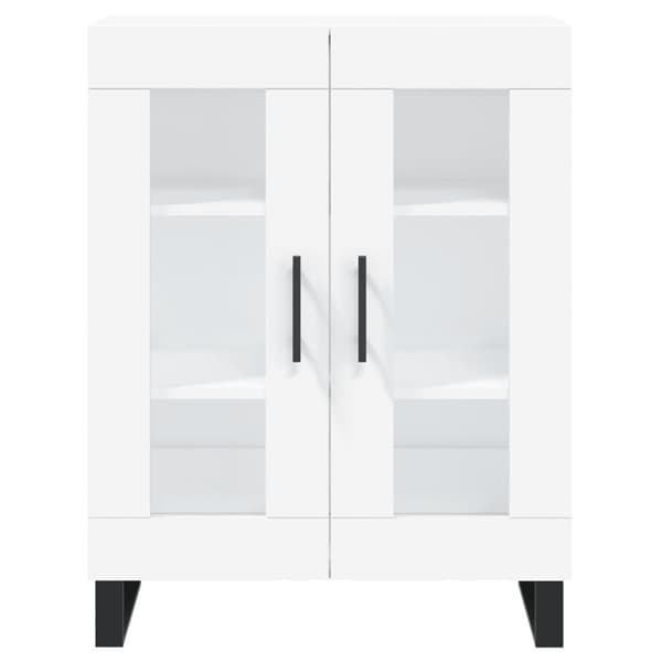 vidaXL skænk 69,5x34x90 cm konstrueret træ hvid