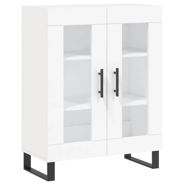 vidaXL skænk 69,5x34x90 cm konstrueret træ hvid