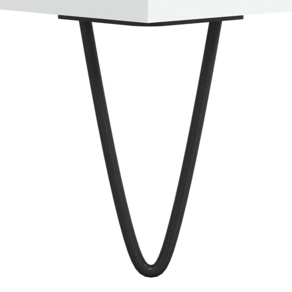 vidaXL skænk 69,5x34x90 cm konstrueret træ hvid