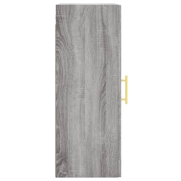 vidaXL vægskab 34,5x34x90 cm konstrueret træ grå sonoma-eg