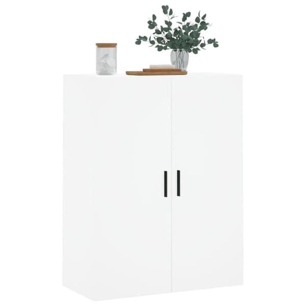 vidaXL væghængt skab 69,5x34x90 cm hvid