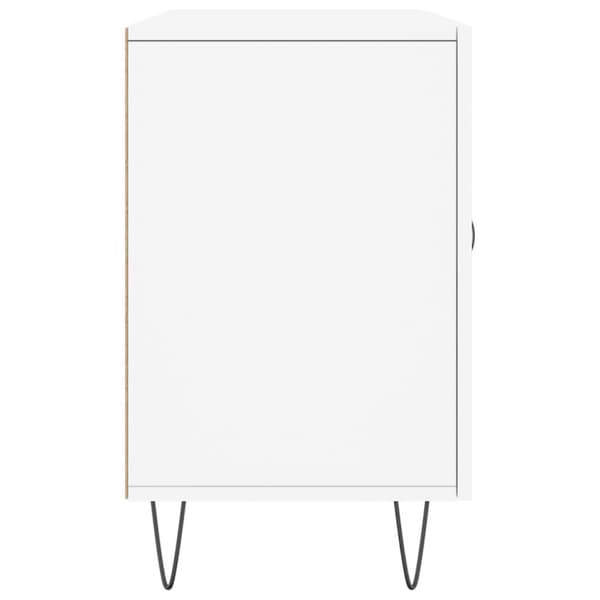 vidaXL Skjenk hvit 100x36x60 cm konstruert tre
