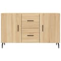 Miniatyrbilde 5 av 11: vidaXL Skjenk sonoma eik 100x36x60 cm konstruert tre