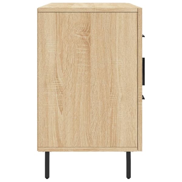 vidaXL Skjenk sonoma eik 100x36x60 cm konstruert tre
