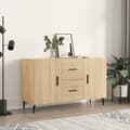Miniatyrbilde 11 av 11: vidaXL Skjenk sonoma eik 100x36x60 cm konstruert tre