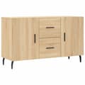 Miniatyrbilde 1 av 11: vidaXL Skjenk sonoma eik 100x36x60 cm konstruert tre