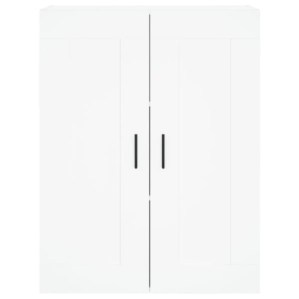 vidaXL vægskab 69,5x34x90 cm konstrueret træ hvid