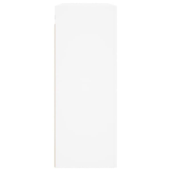 vidaXL vægskab 69,5x34x90 cm konstrueret træ hvid