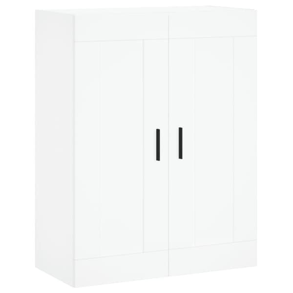 vidaXL vægskab 69,5x34x90 cm konstrueret træ hvid