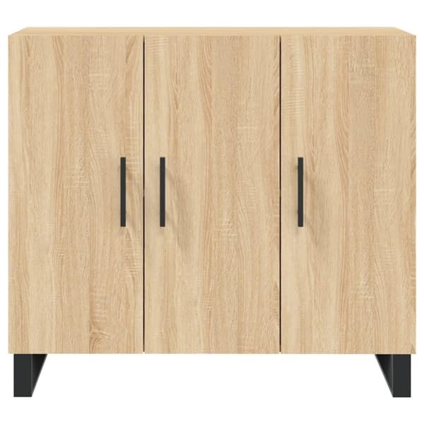 vidaXL Senkki Sonoma-tammi 90x34x80 cm tekninen puu