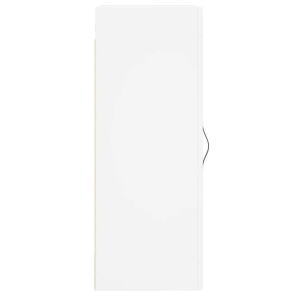 vidaXL Veggmontert skap hvit 34,5x34x90 cm konstruert tre
