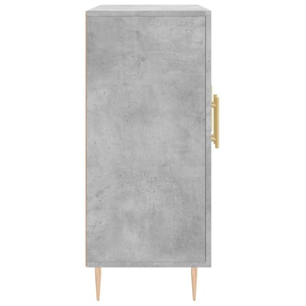 vidaXL Senkki betoninharmaa 90x34x80 cm tekninen puu