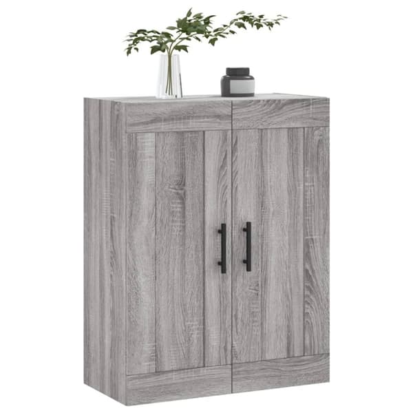 vidaXL Seinäkiinnitettävä kaappi harm Sonoma 69,5x34x90cm tekninen puu