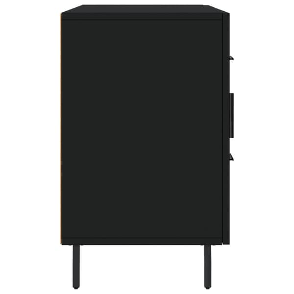 vidaXL Skänk svart 100x36x60 cm konstruerat trä