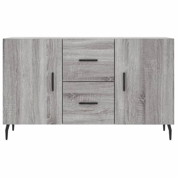 vidaXL skænk 100x36x60 cm konstrueret træ grå sonoma-eg