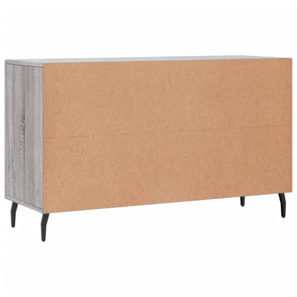 vidaXL skænk 100x36x60 cm konstrueret træ grå sonoma-eg