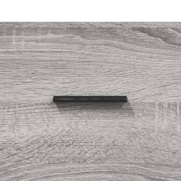 vidaXL skænk 100x36x60 cm konstrueret træ grå sonoma-eg