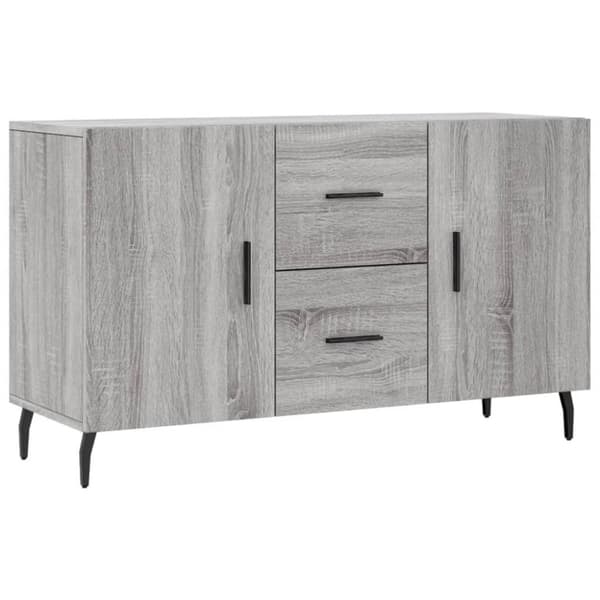 vidaXL skænk 100x36x60 cm konstrueret træ grå sonoma-eg