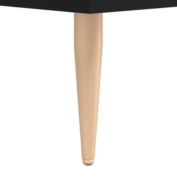 vidaXL Skjenk svart 90x34x80 cm konstruert tre
