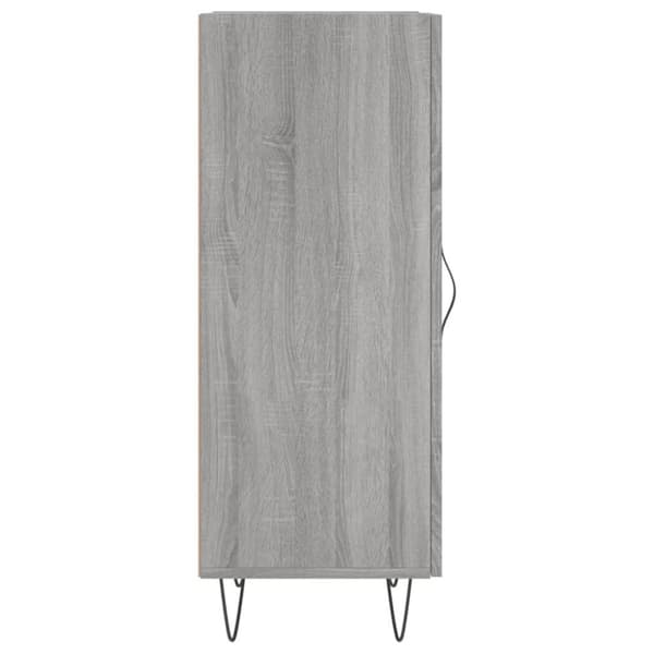 vidaXL Skjenk grå sonoma 34,5x34x90 cm konstruert tre