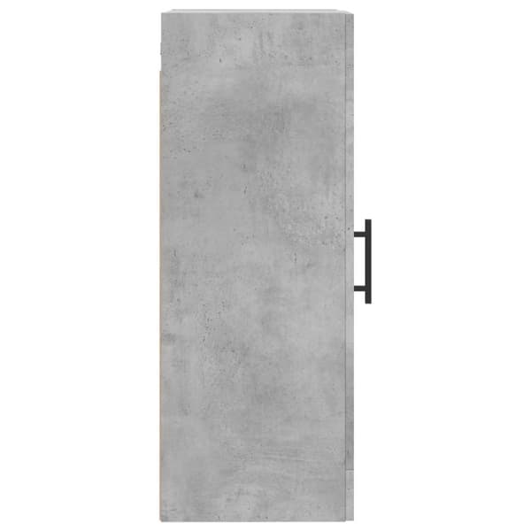 vidaXL vægskab 34,5x34x90 cm konstrueret træ betongrå