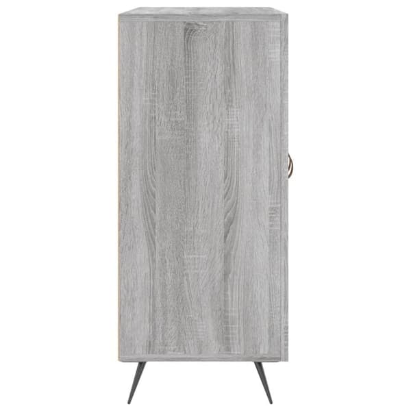 vidaXL Senkki harmaa Sonoma 90x34x80 cm tekninen puu