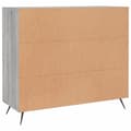 Pikkukuva 7 / 11: vidaXL Senkki harmaa Sonoma 90x34x80 cm tekninen puu
