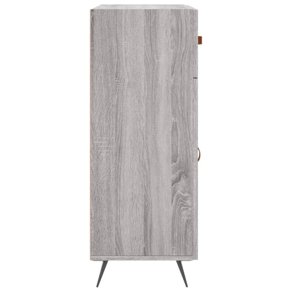vidaXL Senkki harmaa Sonoma 69,5x34x90 cm tekninen puu