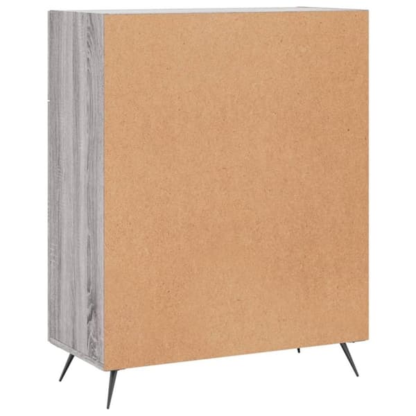 vidaXL Senkki harmaa Sonoma 69,5x34x90 cm tekninen puu