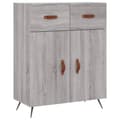 Pikkukuva 1 / 11: vidaXL Senkki harmaa Sonoma 69,5x34x90 cm tekninen puu
