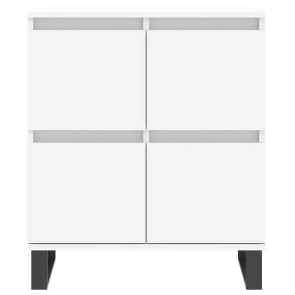 vidaXL Skjenk hvit 60x35x70 cm konstruert tre