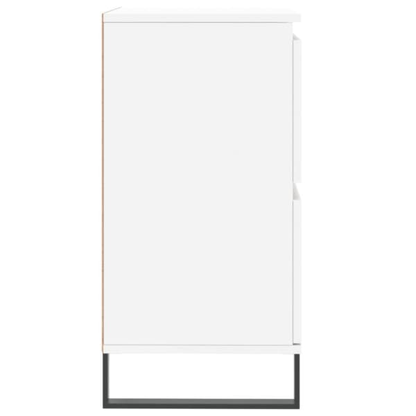 vidaXL Senkki valkoinen 60x35x70 cm tekninen puu