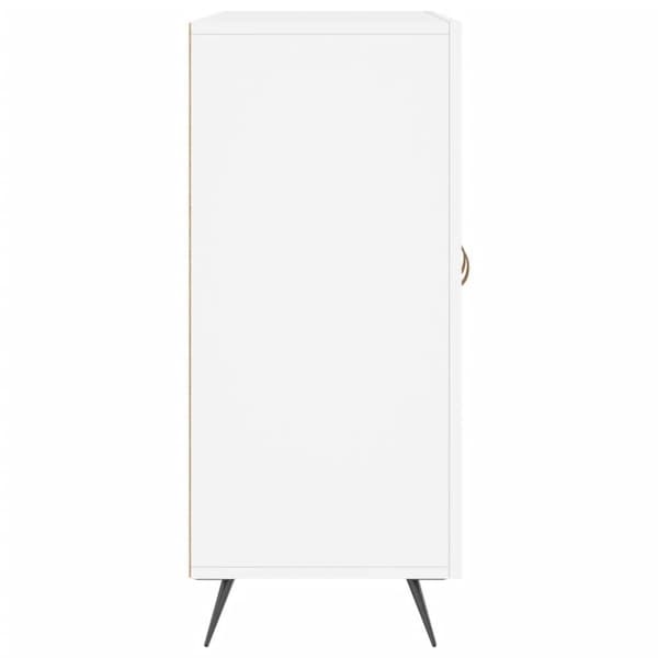 vidaXL Senkki valkoinen 90x34x80 cm tekninen puu