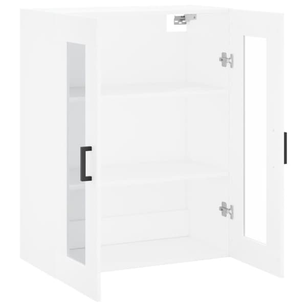vidaXL væghængt skab 69,5x34x90 cm hvid