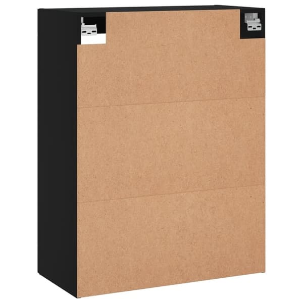 vidaXL væghængt skab 69,5x34x90 cm sort