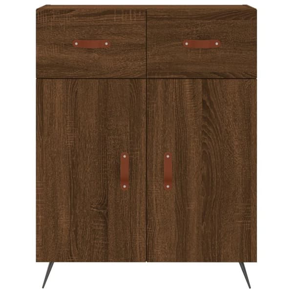 vidaXL Senkki ruskea tammi 69,5x34x90 cm tekninen puu