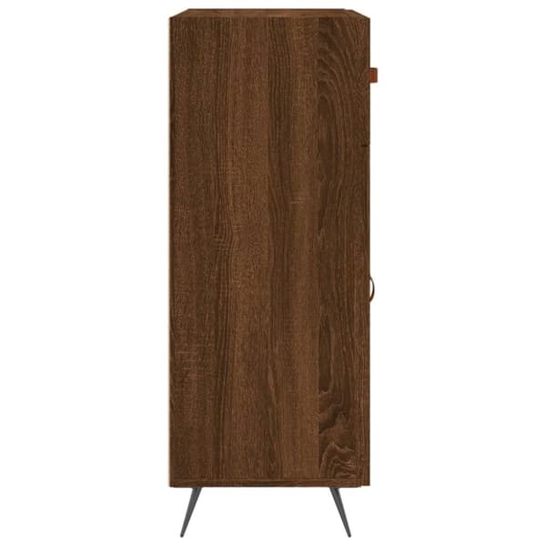 vidaXL Senkki ruskea tammi 69,5x34x90 cm tekninen puu