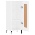 Miniatyrbilde 5 av 11: vidaXL Skjenk hvit 34,5x34x90 cm konstruert tre