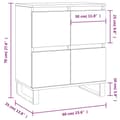 Pikkukuva 10 / 11: vidaXL Senkki savutammi 60x35x70 cm tekninen puu