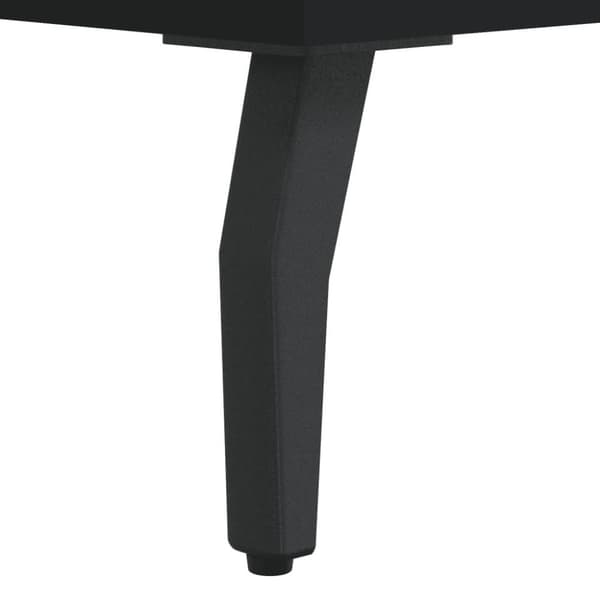 vidaXL Skjenk svart 34,5x34x90 cm konstruert tre
