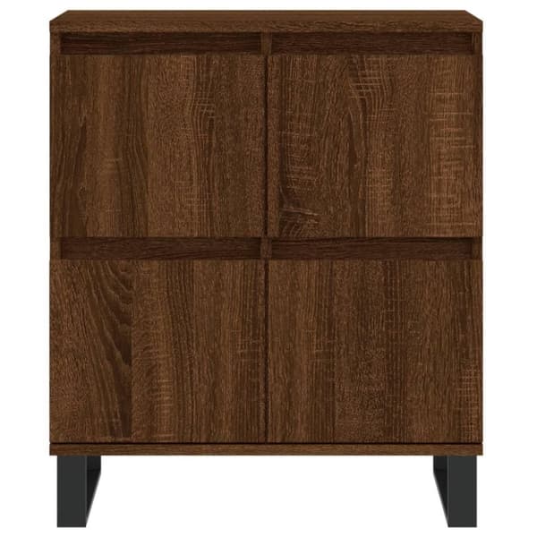 vidaXL Senkki ruskea tammi 60x35x70 cm tekninen puu