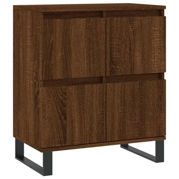 vidaXL Senkki ruskea tammi 60x35x70 cm tekninen puu