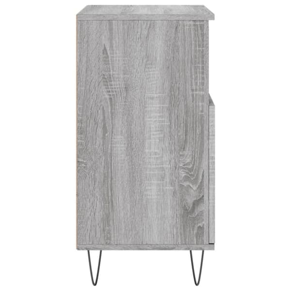 vidaXL Senkki harmaa Sonoma 60x35x70 cm tekninen puu