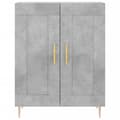 Pikkukuva 4 / 11: vidaXL Senkki betoninharmaa 69,5x34x90 cm tekninen puu