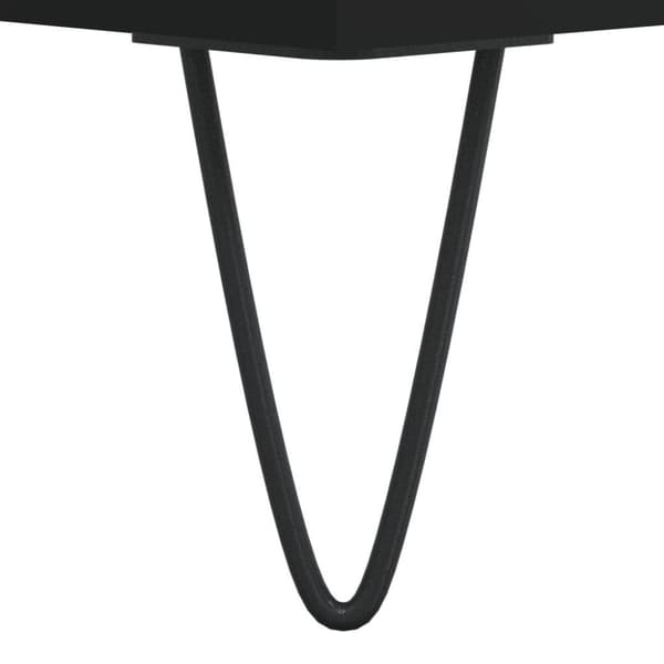 vidaXL Senkki musta 60x35x70 cm tekninen puu